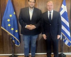 Συνάντηση Διονύση Σταμενίτη με τον Υπουργό Εσωτερικών Θόδωρη Λιβάνιο για τα αιτήματα των Δήμων Πέλλας και Έδεσσας