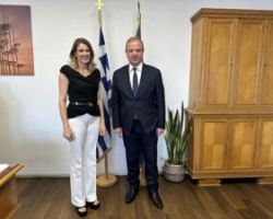 Συνάντηση Διονύση Σταμενίτη με την Υφυπουργό Εργασίας και Κοινωνικής Ασφάλισης