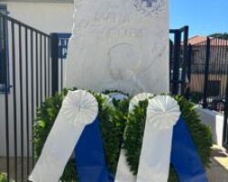 Αποκαλυπτήρια μνημείου και μετονομασίας οδού στη μνήμη της πεσούσης εν ώρα καθήκοντος Ανθυπαστυνόμου ε.α. Μαρίας Ζαφείρη στη Σιθωνία Χαλκιδικής