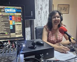 Συνέντευξη με την Αντιδήμαρχο Πολιτισμού δήμου Πέλλας, Ευφροσύνη Μερεμητσάκη στον pellaFm 103,3