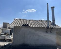 Στέγες και κατασκευές με φύλλα καρκινογόνου αμιαντοτσιμέντου εξακολουθούν να βρίσκονται σε διαφορετικά σημεία του Νοσοκομειακού Κιλκίς.