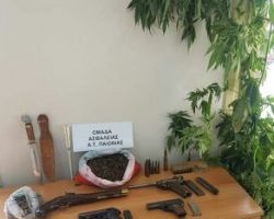 Συνελήφθη 58χρονος σε περιοχή του Κιλκίς για κατοχή κάνναβης και όπλων