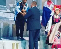 Μια ακόμα μεγάλη  επιτυχία για τον Χαλκιδικιωτη πρωταθλητή Χριστόφορο Μποζινη και τον μαθητή του Σταυρο Τοκμακιδη