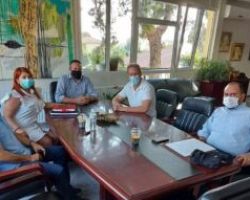 Επίσκεψη Λάκη Βασιλειάδη στην Αριδαία Συνάντηση Εργασίας με το Δήμαρχο Αλμωπίας