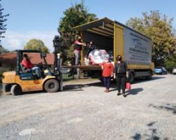 Αποστολή βοήθειας από το Δήμο Σκύδρας στην Καρδίτσα.