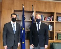 Συνάντηση Διονύση Σταμενίτη με τον Υπουργό Περιβάλλοντος & Ενέργειας για τα  φωτοβολταϊκά στο Ν. Πέλλας.