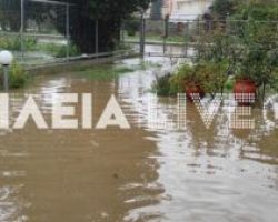 Κακοκαιρία στην Ηλεία: Πλημμύρες, έπεσαν δέντρα, εκκενώθηκε νηπιαγωγείο -Αποκαθίσταται η κυκλοφορία στην Πύργου-Πατρών