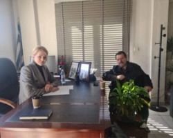 Συνεργασία Τζάκρη -Γιαννακάκη με Γενικό Πρόξενο της Ελλάδας στην Ουκρανία για την  προοπτική μετάκλησης εργατών γης από την Ουκρανία