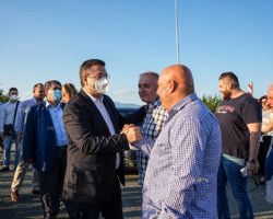 Επίσκεψη του Π. Κεντρικής Μακεδονίας Α. Τζιτζικώστα σε έργα υποδομής που ολοκλήρωσε και υλοποιεί η Περιφέρεια στην Πέλλα