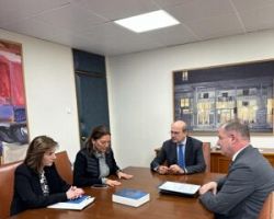 Συνάντηση ΥφΑΑΤ, Διονύση Σταμενίτη με τον Υπουργό Οικονομικών, Κωστή Χατζηδάκη