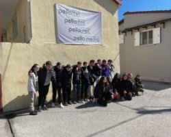 1o Γυμνάσιο Γιαννιτσών-επίσκεψη τους στις εγκαταστάσεις Πέλλα Τηλεόραση-Πέλλα FM