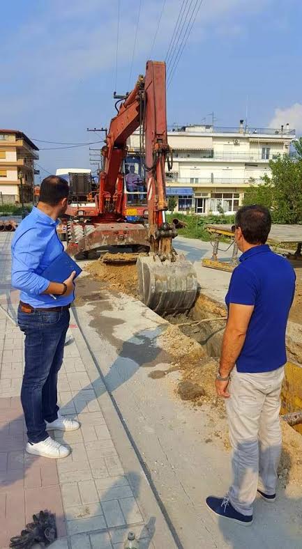 Συνεχίζεται η κατασκευή του αποχετευτικού δικτύου της Αριδαίας