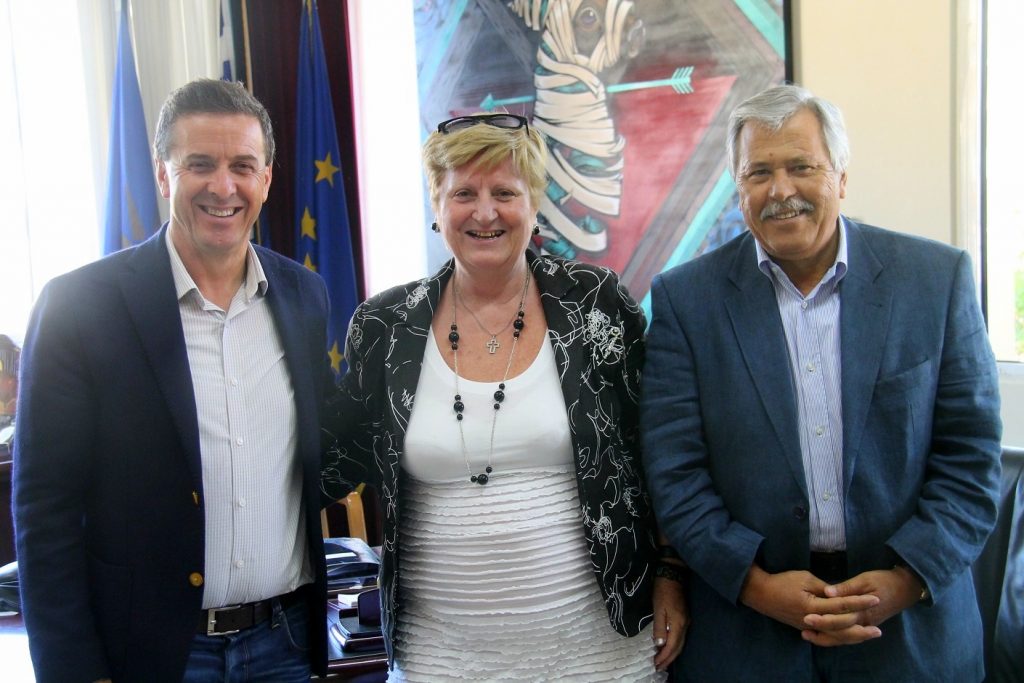 ΣΥΝΑΝΤΗΣΗ ΤΟΥ ΔΗΜΑΡΧΟΥ ΑΛΜΩΠΙΑΣ κ. ΔΗΜΗΤΡΗ ΜΠΙΝΟΥ ΜΕ ΤΟΝ ΔΙΟΙΚΗΤΗ ΤΗΣ 3ης ΥΠΕ ΓΙΑ ΤΟ ΚΕΝΤΡΟ ΥΓΕΙΑΣ ΑΡΙΔΑΙΑΣ ΚΑΙ ΤΑ ΑΓΡΟΤΙΚΑ ΙΑΤΡΕΙΑ