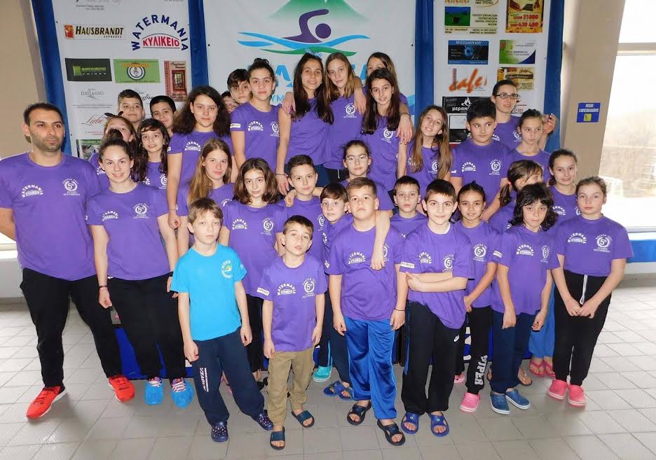 Γιορτή Κολύμβησης απο την Κολυμβητική Ακαδημία Νάουσα