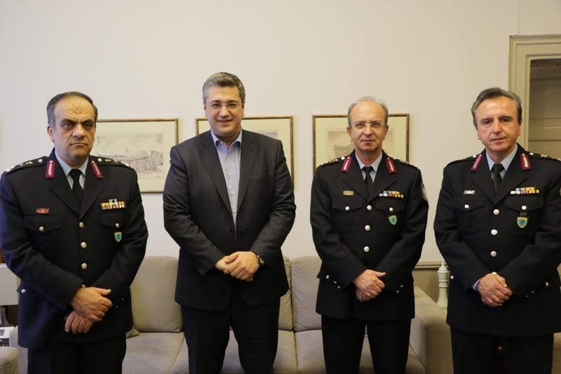Συνάντηση του Περιφερειάρχη Κεντρικής Μακεδονίας με την Ηγεσία της Ελληνικής Αστυνομίας