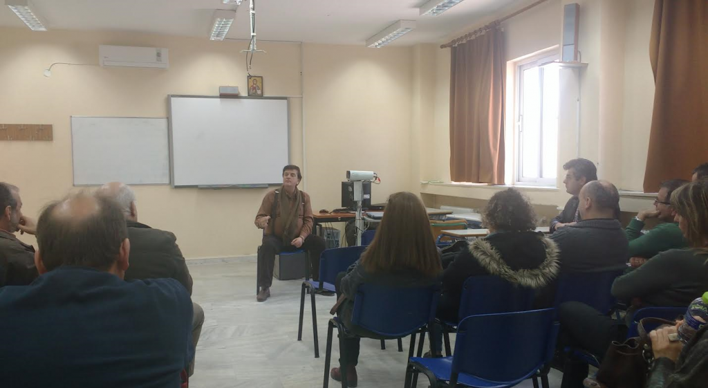 Επίσκεψη του κ. Θεόδωρου Τσούχλου, μέλους του Δ.Σ. της ΟΛΜΕ σε Έδεσσα και Αριδαία