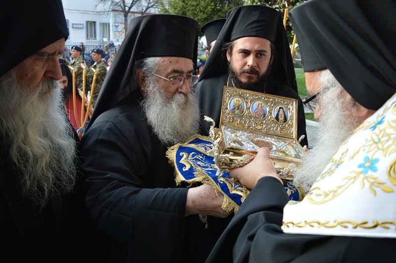 Υποδοχή Ι Λείψανα Αγ. Αικατερίνης και εορτασμός της 25ης Μαρτίου στην Εδεσσα