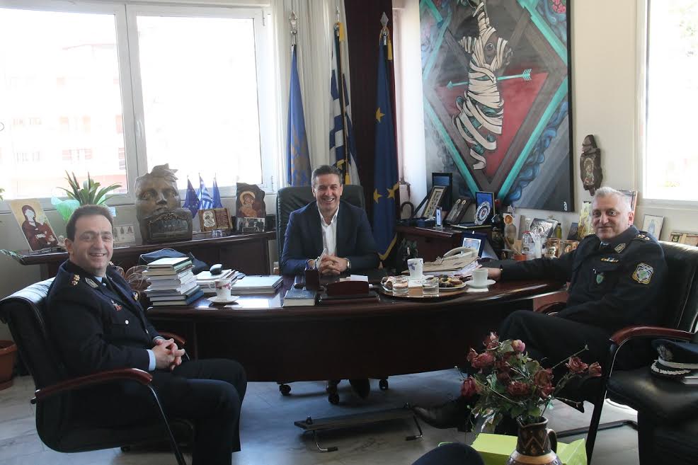 Στο Δημαρχείο Αλμωπίας βρέθηκε ο νέος Αστυνομικός Διευθυντής Πέλλας κ. Θεολόγος Τσακίρης