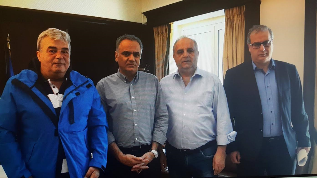 Ο βουλευτής Γιάννης Σηφάκης συναντήθηκε με τον Υπουργό Εσωτερικών Πάνο Σκουρλέτη