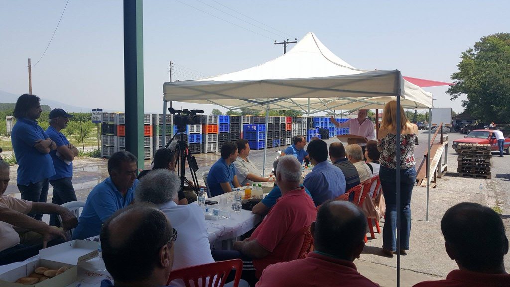 Πραγματοποιήθηκε η σύσκεψη όλων των Ομάδων Παραγωγών Πέλλας και Ημαθίας