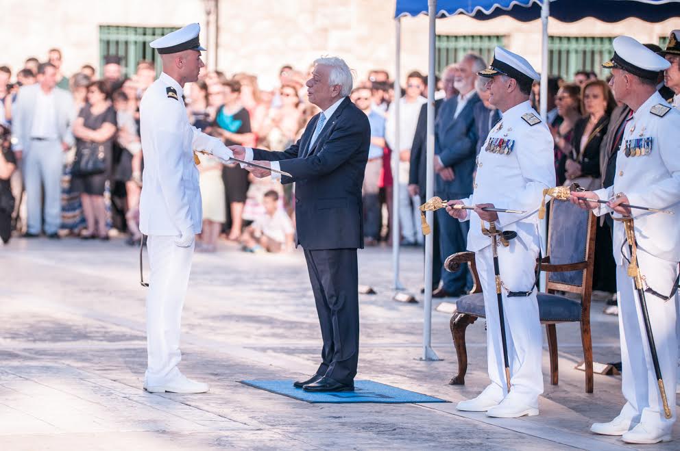 Τελετή ορκωμοσίας των νέων Σημαιοφόρων τάξεως 2017 στη Σχολή Ναυτικών Δοκίμων