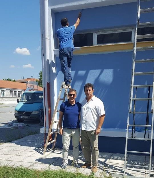 Ολοκληρώθηκε ο ελαιοχρωματισμός σχολικών κτιρίων του Δήμου Πέλλας