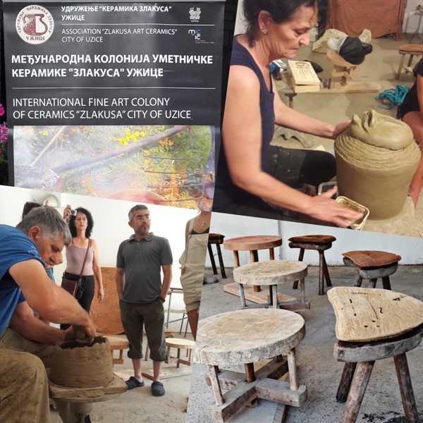Η κεραμίστρια του ΚΔΑΠ-ΜΕΑ Γιαννιτσών Αγγ. Παπαδοπούλου στο International Ceramic Kolony, στη Σερβία