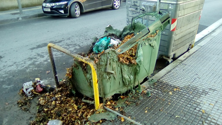 Προβλήματα στους κάδους απορριμμάτων στην Έδεσσα