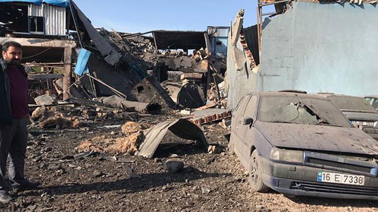 Τουρκία: Πέντε νεκροί από έκρηξη σε εργοστάσιο χρωμάτων στην Προύσα