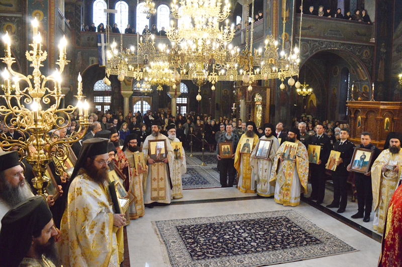 Πανηγυρική αρχιερατική θεία λειτουργία στην Έδεσσα την Κυριακή της Ορθοδοξίας