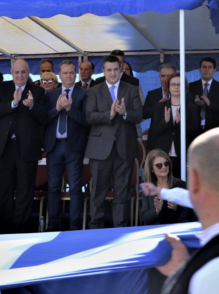 Στις εκδηλώσεις εορτασμού της επετείου των 140 χρόνων από την Επανάσταση του Κολινδρού Πιερίας ο Απόστολος Τζιτζικώστας