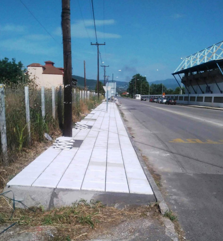 Έργα ανάπλασης πέριξ της επαρχιακής οδού Σκύδρας – Σεβαστιανών
