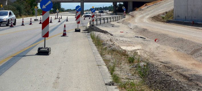 Εργα ασφαλτόστρωσης με διακοπές κυκλοφορίας στην Εθνική Θεσσαλονίκης-Εδέσσης