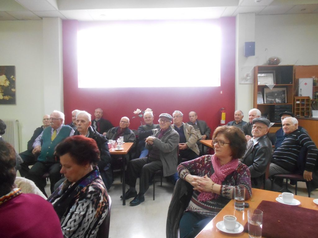 Πραγματοποιήθηκε ομιλία στο ΚΑΠΗ Έδεσσας