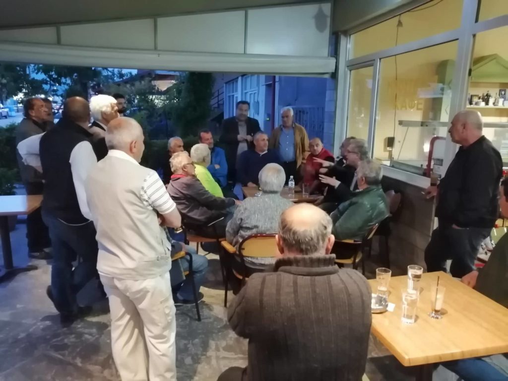 O Γιάννης Σηφάκης σε μαζική σύσκεψη με αγρότες στο Ριζό – Επισκέφθηκε ακόμη Λιποχώρι και Σωσάνδρα