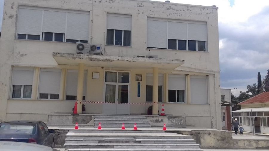 Κατέρρευσε σοβάς οροφής στο Νοσοκομείο Κιλκίς (ΦΩΤΟ)
