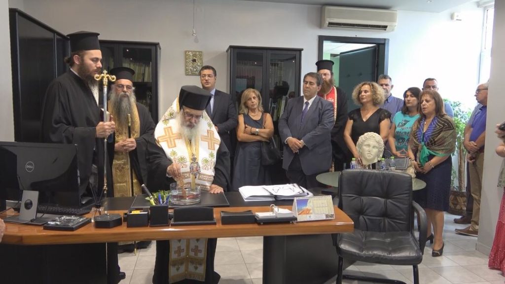Πραγματοποιήθηκε σήμερα η τελετή παράδοσης παραλαβής στην νέα διοίκηση της Αντιπεριφέρεια Πέλλας