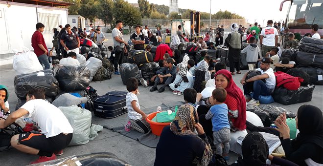 Στο Κιλκίς μεταφέρονται οι 1500 αιτούντες άσυλο απο τη Μυτιλήνη