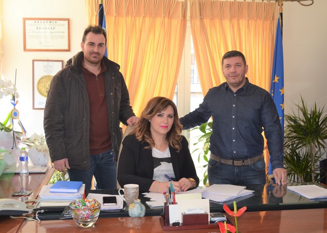 Υπογραφή σύμβασης για την προμήθεια και εγκατάσταση συστήματος τηλεελέγχου, τηλεχειρισμού του πόσιμου νερού στο Δήμο Σκύδρας