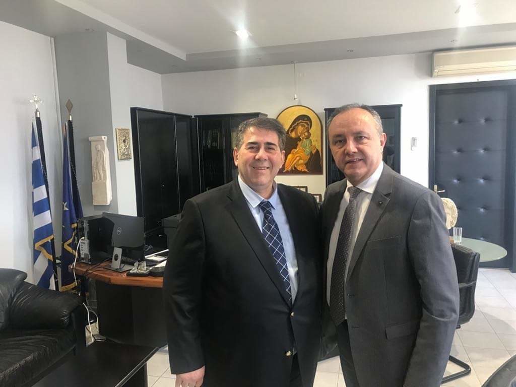 Συνάντηση του Υφυπουργού Εσωτερικών Μακεδονίας-Θράκης κ. Θεόδωρου Καράογλου με τον Αντιπεριφερειάρχη Πέλλας κ. Δάνη Τζαμτζή