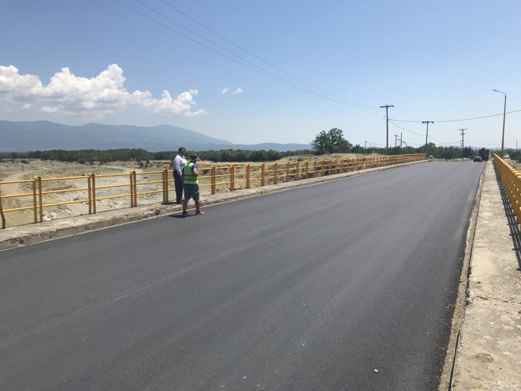Συντήρηση και αποκατάσταση οδοστρώματος επαρχιακής οδού «Αριδαία-Σωσάνδρα-Πρόμαχοι» από την ΠΕ Πέλλας