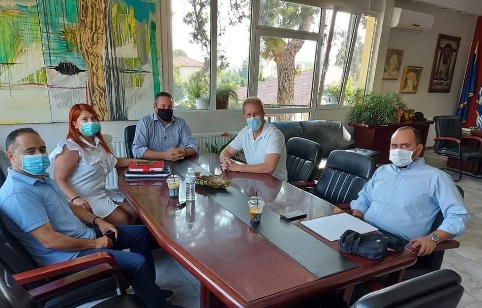 Επίσκεψη Λάκη Βασιλειάδη στην Αριδαία Συνάντηση Εργασίας με το Δήμαρχο Αλμωπίας