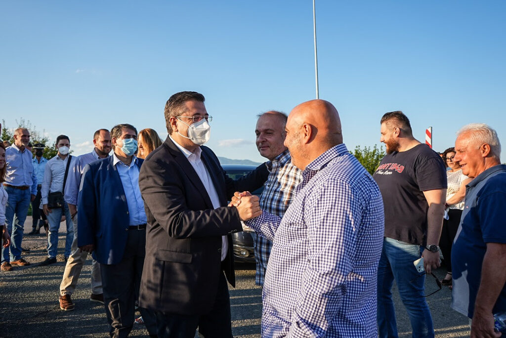Επίσκεψη του Π. Κεντρικής Μακεδονίας Α. Τζιτζικώστα σε έργα υποδομής που ολοκλήρωσε και υλοποιεί η Περιφέρεια στην Πέλλα