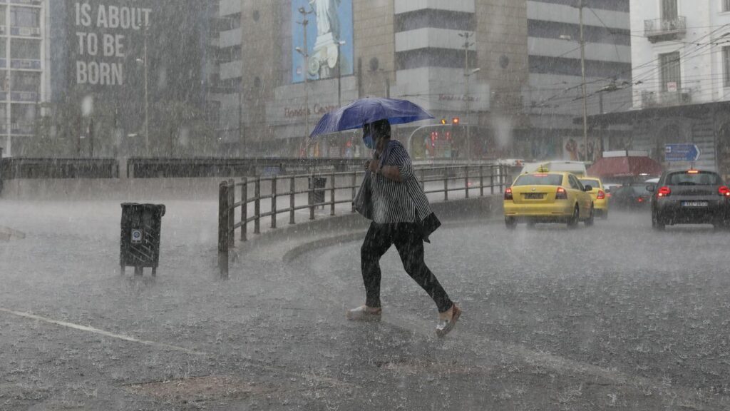 Έκτακτο δελτίο επιδείνωσης του καιρού – Έρχονται ισχυρές βροχές, καταιγίδες και χαλαζοπτώσεις