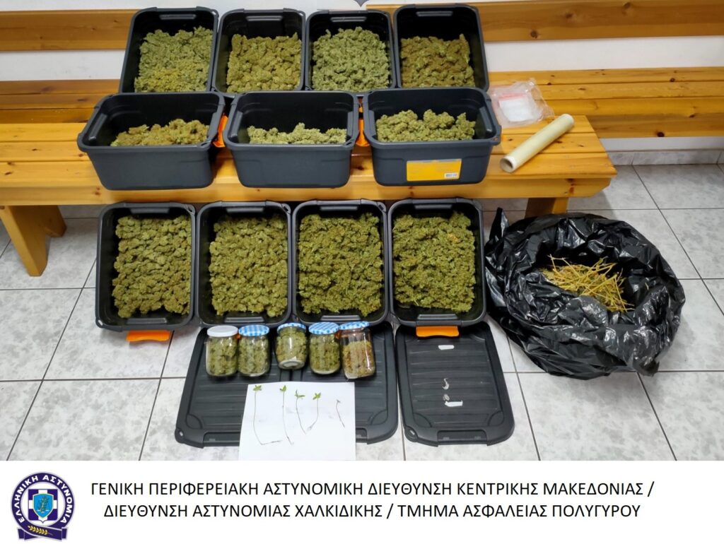 Από αστυνομικούς τους Τμήματος Ασφάλειας Πολυγύρου συνελήφθη ένα άτομο για διακίνηση ναρκωτικών