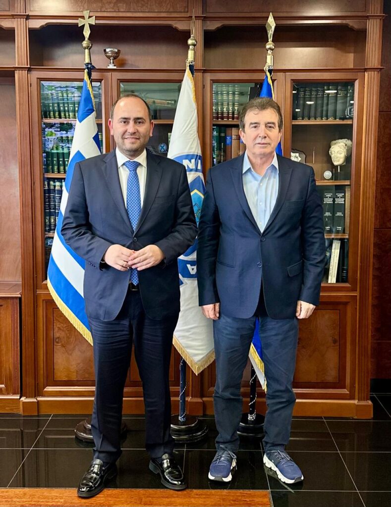 Συνάντηση Λάκη Βασιλειάδη με τον Υπουργό Προστασίας του Πολίτη