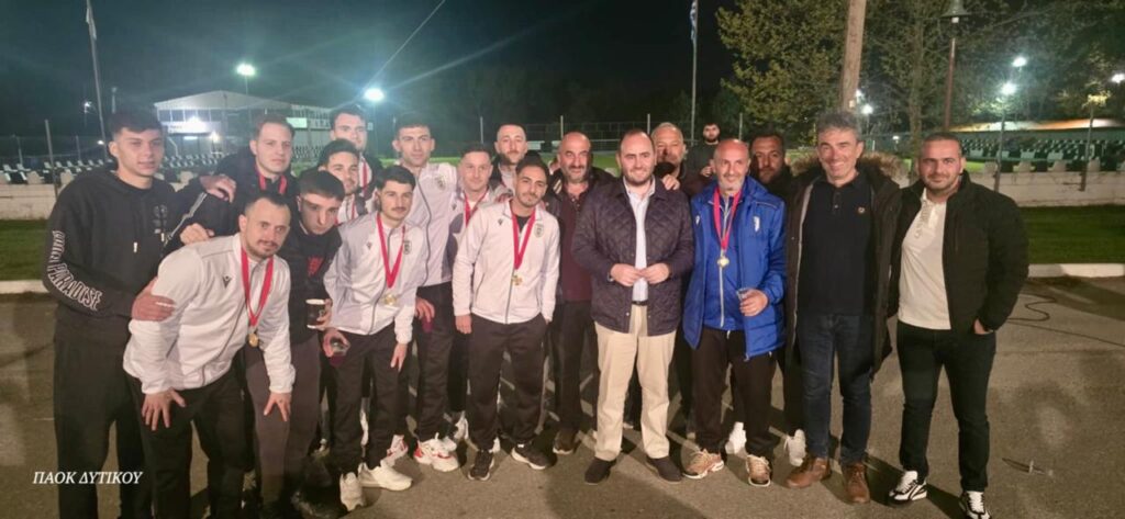 Συγχαρητήρια Λάκη Βασιλειάδη στον ΠΑΟΚ Δυτικού για την επιτυχία του
