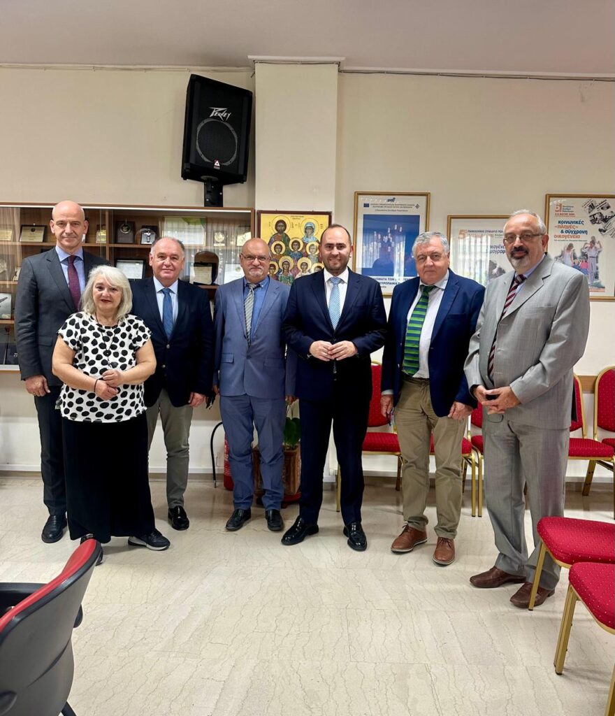 Συνάντηση Λάκη Βασιλειάδη με Εκπροσώπους της Ανώτατης Συνομοσπονδίας Πολυτέκνων Ελλάδος: «Αναγκαία η στήριξη των πολυτέκνων»