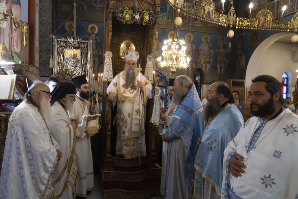 Ο ΕΠΙΣΚΟΠΟΣ ΑΛΜΩΠΙΑΣ ΣΤΗΝ ΠΑΝΗΓΥΡΗ ΤΟΥ ΑΓΙΟΥ ΛΟΥΚΑ ΤΟΥ ΙΑΤΡΟΥ
