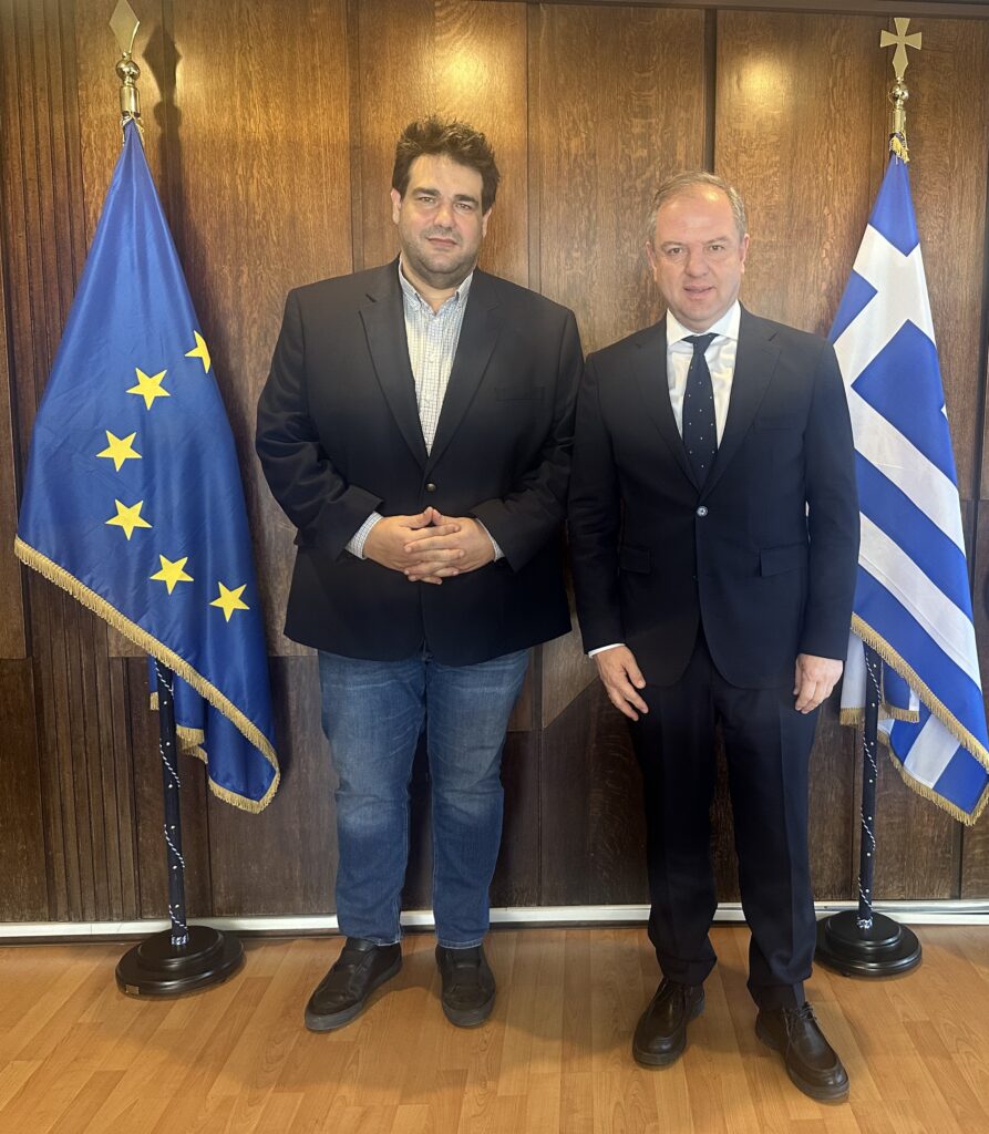 Συνάντηση Διονύση Σταμενίτη με τον Υπουργό Εσωτερικών Θόδωρη Λιβάνιο για τα αιτήματα των Δήμων Πέλλας και Έδεσσας